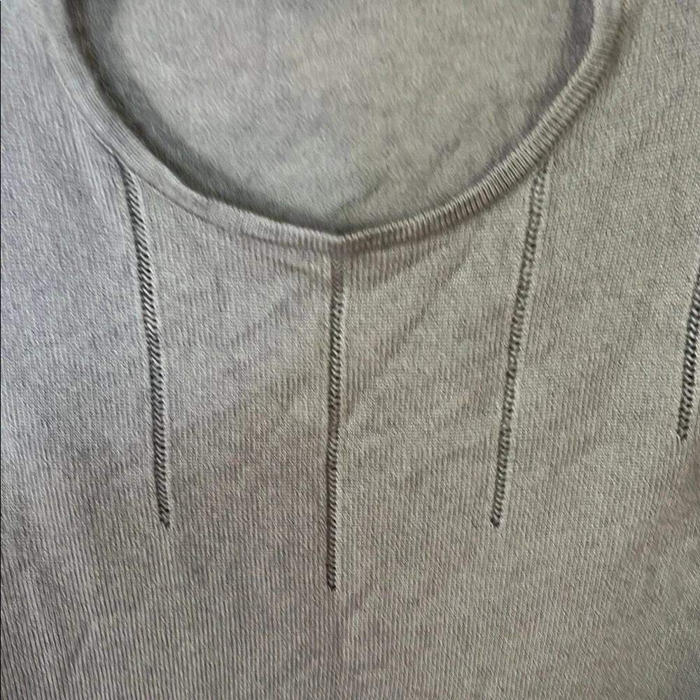Silk cashmere grey pullover women’s soft classic sweater s/xs - Picture 2 of 8
